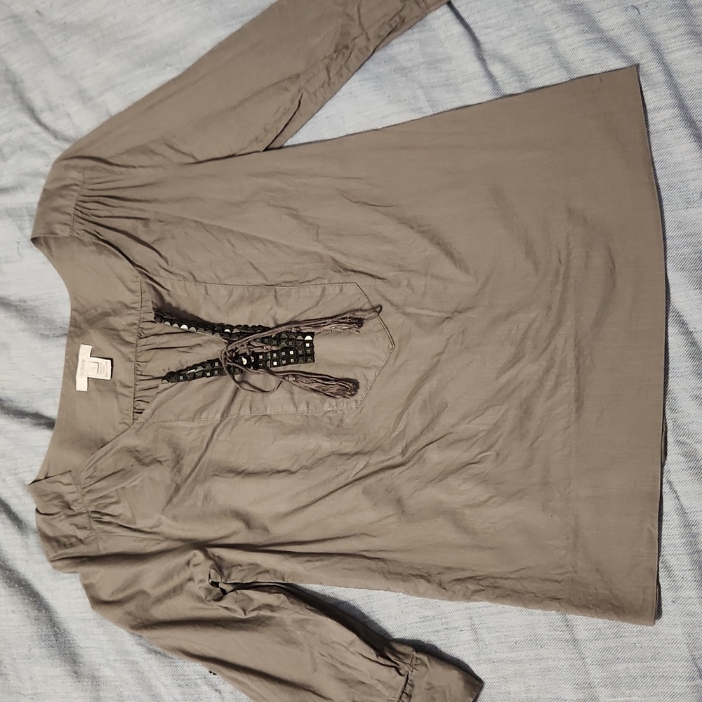 JCREW Grommet shirt size 0 EUC